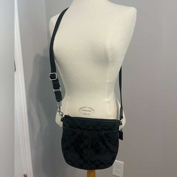 Coach Black Monogram Small Crossbody Bag - Picture 2 of 9